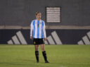 Samantha Weiss en su debut con la Selección Mayor. Foto: Stefanía León.